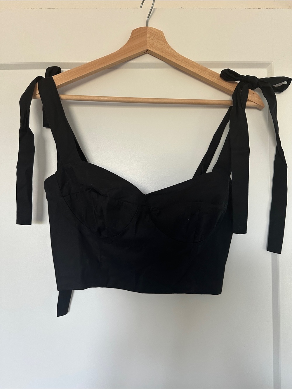 Reformation Black Midi Skirt and Top - Picture 8 of 10